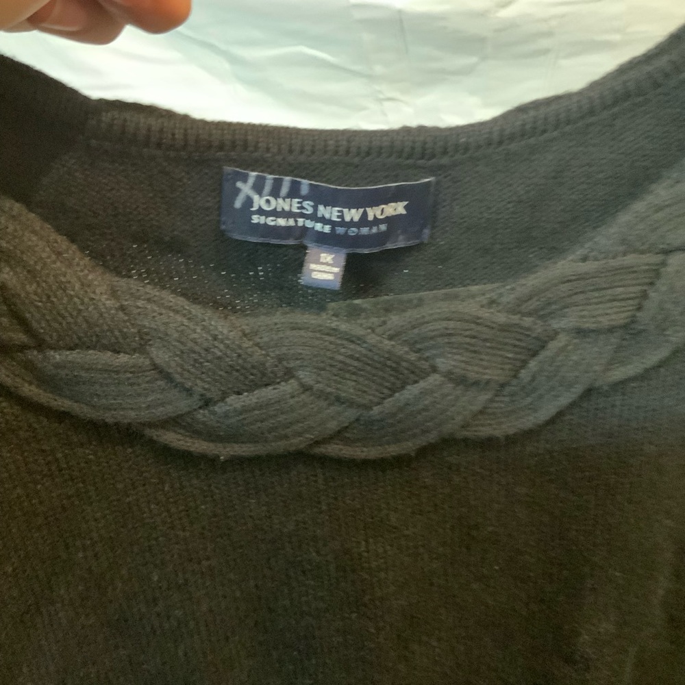 Jones New York Black Sweater - Picture 4 of 8